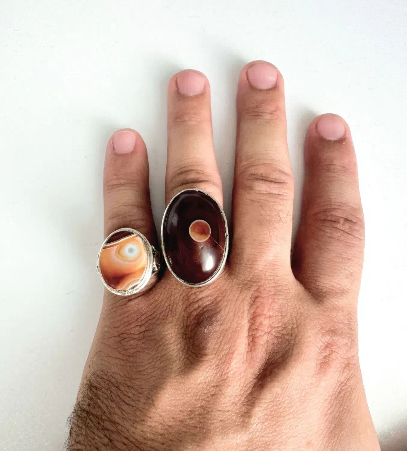 انگشترهای نقره عیار ۹۲۵|جواهرات|کرمانشاه, |دیوار