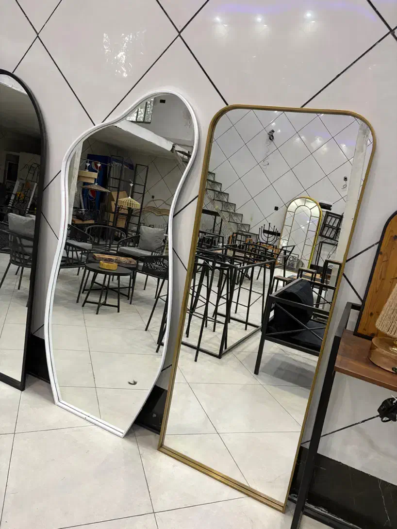 آینه قدی آینه ایستاده آینه آرایشگاه آینه باشگاه|آینه|رامجین, |دیوار