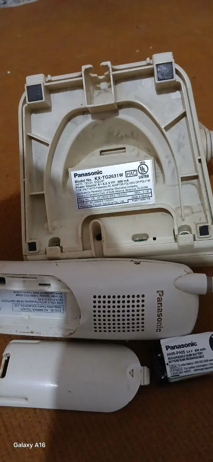 تلفن بیسیم پاناسونیک مدل 2631 اصل مکزیک|تلفن رومیزی|خلیل آباد, |دیوار