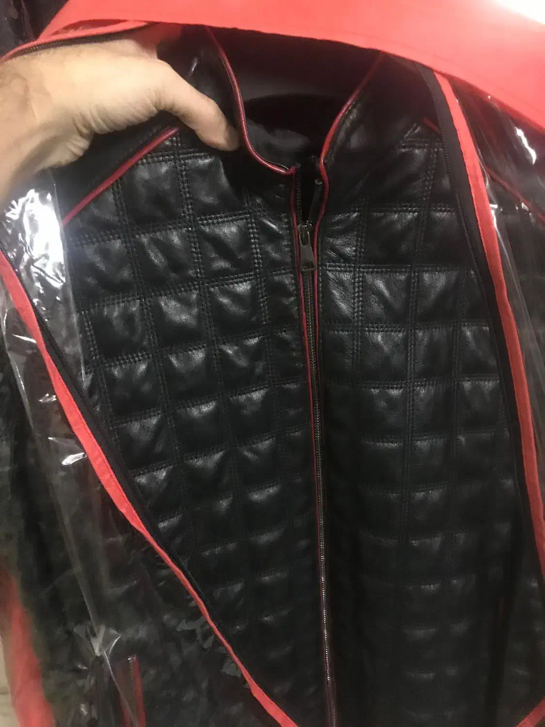 حراج کاپشن چرم ترکیه ای بهترین نوع چرم خالص|لباس|رشت, بوسار|دیوار