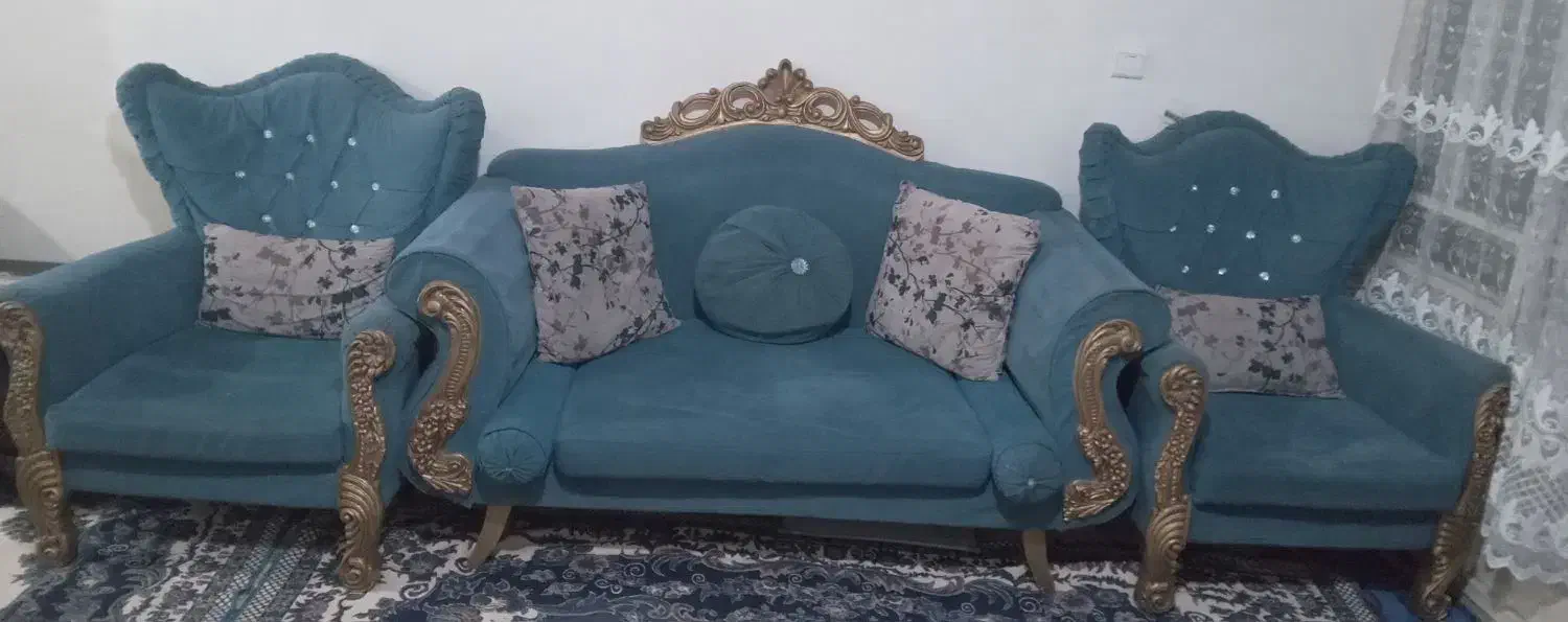 مبل۷نفره فروشی سالم|مبلمان خانگی و میز عسلی|کرج, حصارک پایین|دیوار