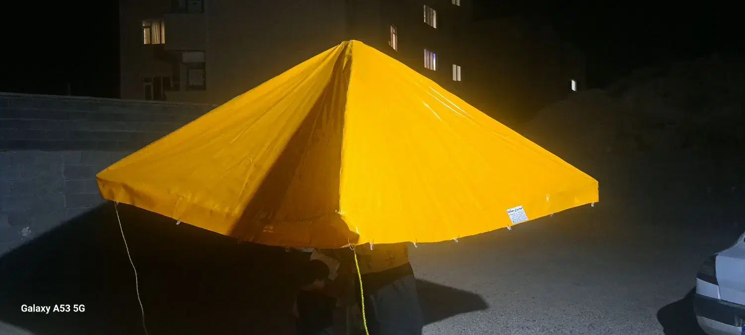 چتری بزرگ محکم و برزنت کانتینری|کوهنوردی و کمپینگ|صدرا-فارس, فاز ۱|دیوار