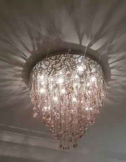 لوستر کریستال کاملا سالم و نو|لوستر و چراغ آویز|تهران, تهران‌نو|دیوار