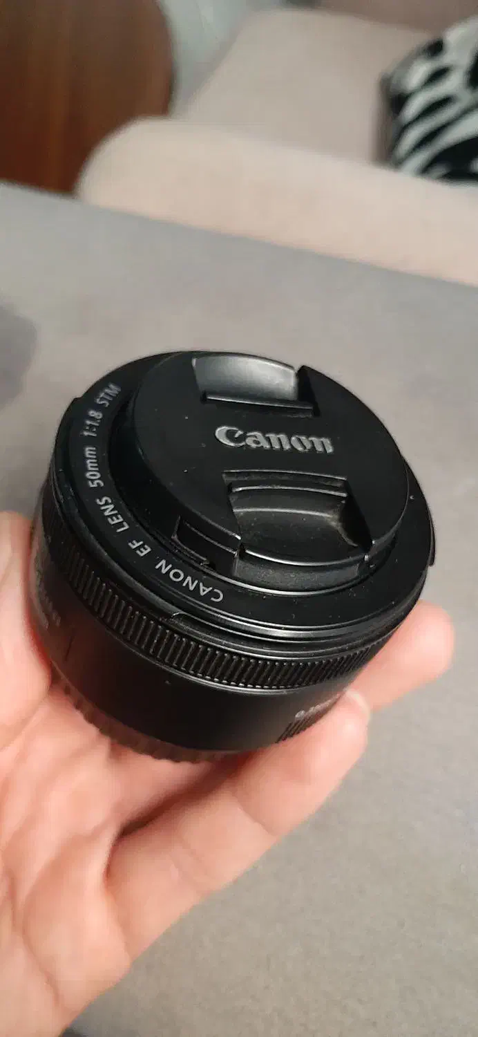 لنز ۵۰ کنون|دوربین عکاسی و فیلم‌برداری|رشت, حافظ آباد|دیوار