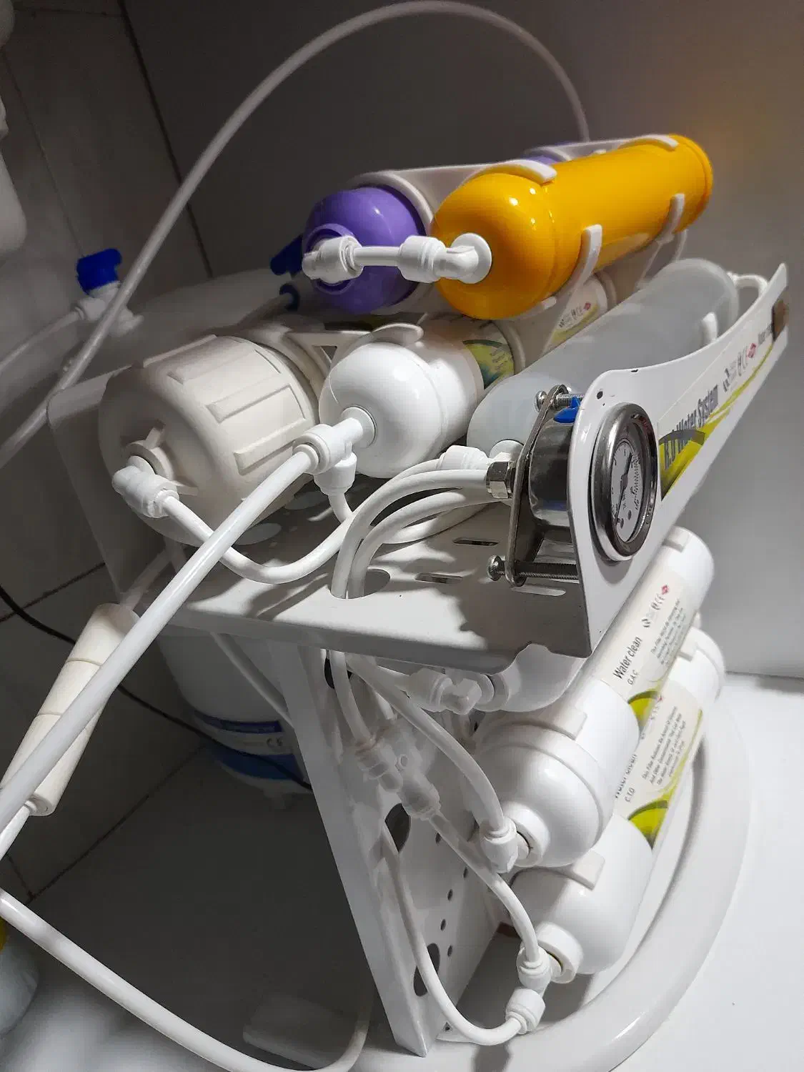 تسویه آب هشت فیلتر|آبسردکن و تصفیه آب|مراغه, |دیوار