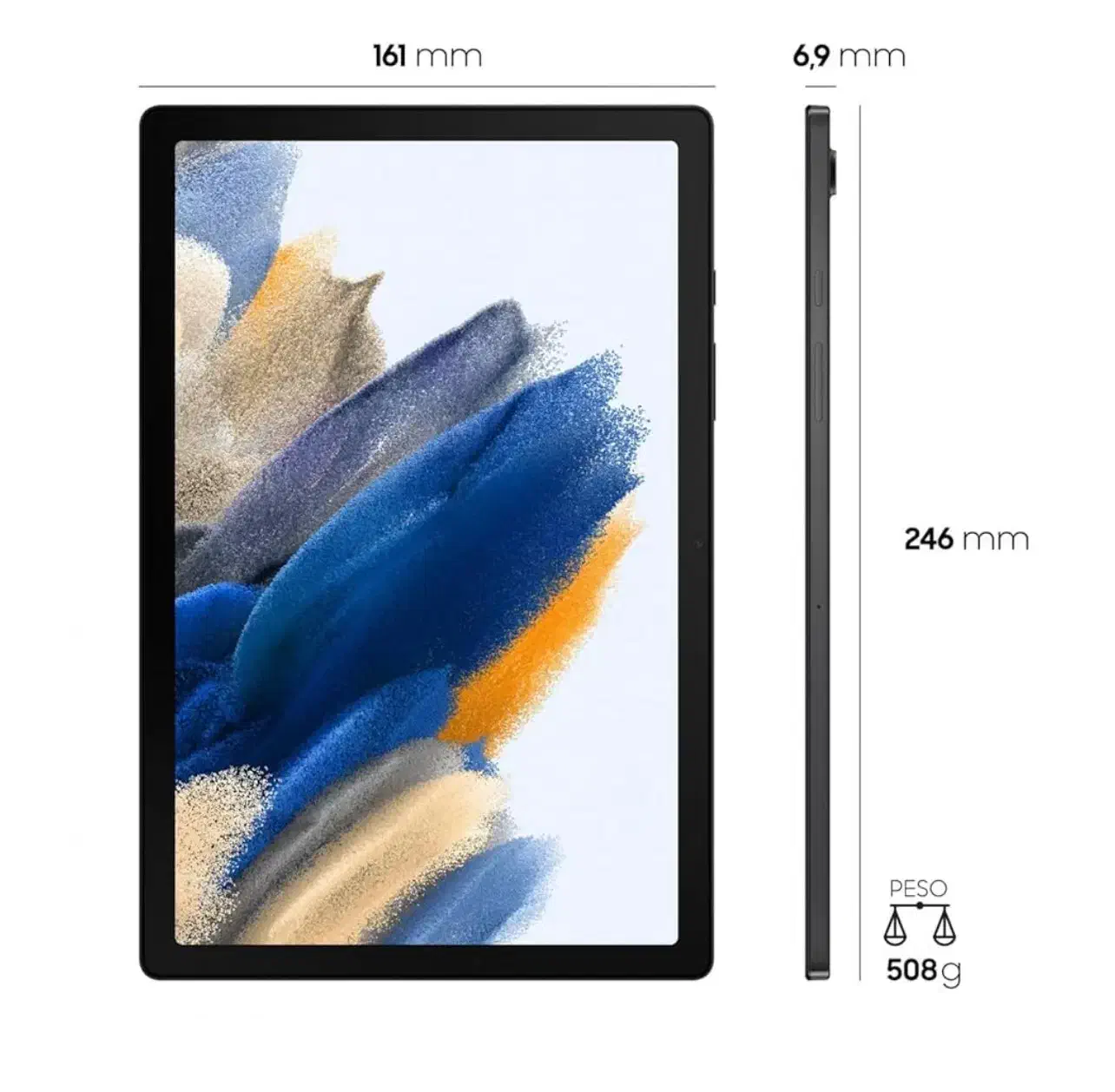 تبلت Galaxy Tab A8 (64GB) تمیز مثل نو + کیف و گلس|تبلت|کرج, باغستان|دیوار