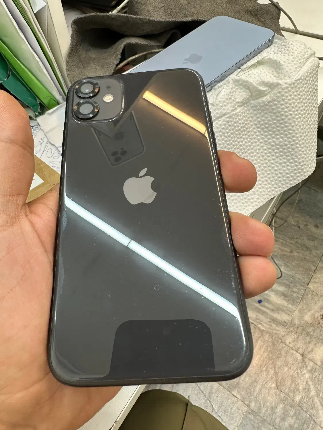 iPhone 11normal 128 black 2sim pack asli|موبایل|مشهد, بهشت|دیوار