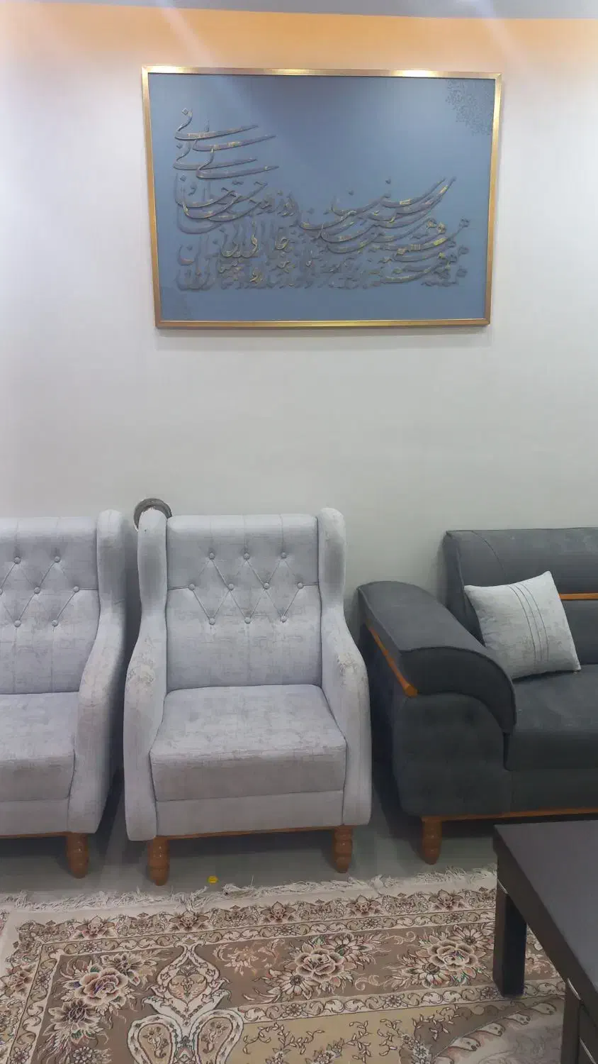 تابلوکالیگرافی  همه بر سر زبانند و تو در میان جانی|تابلو، نقاشی، عکس|شیراز, گویم|دیوار