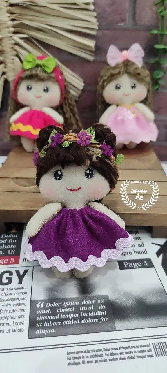 عروسک های نمدی|اسباببازی بچه|قم, شاه ابراهیم|دیوار