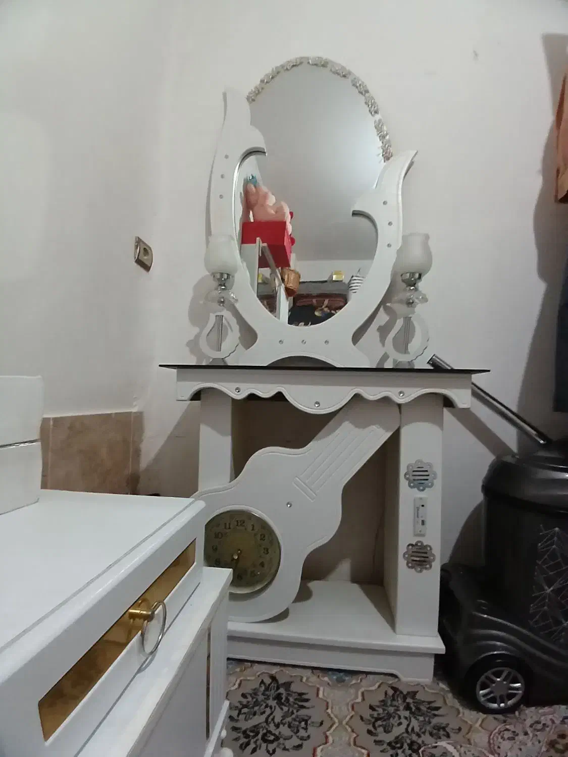 آینه کنسول|بوفه، ویترین، کنسول|قروه, |دیوار