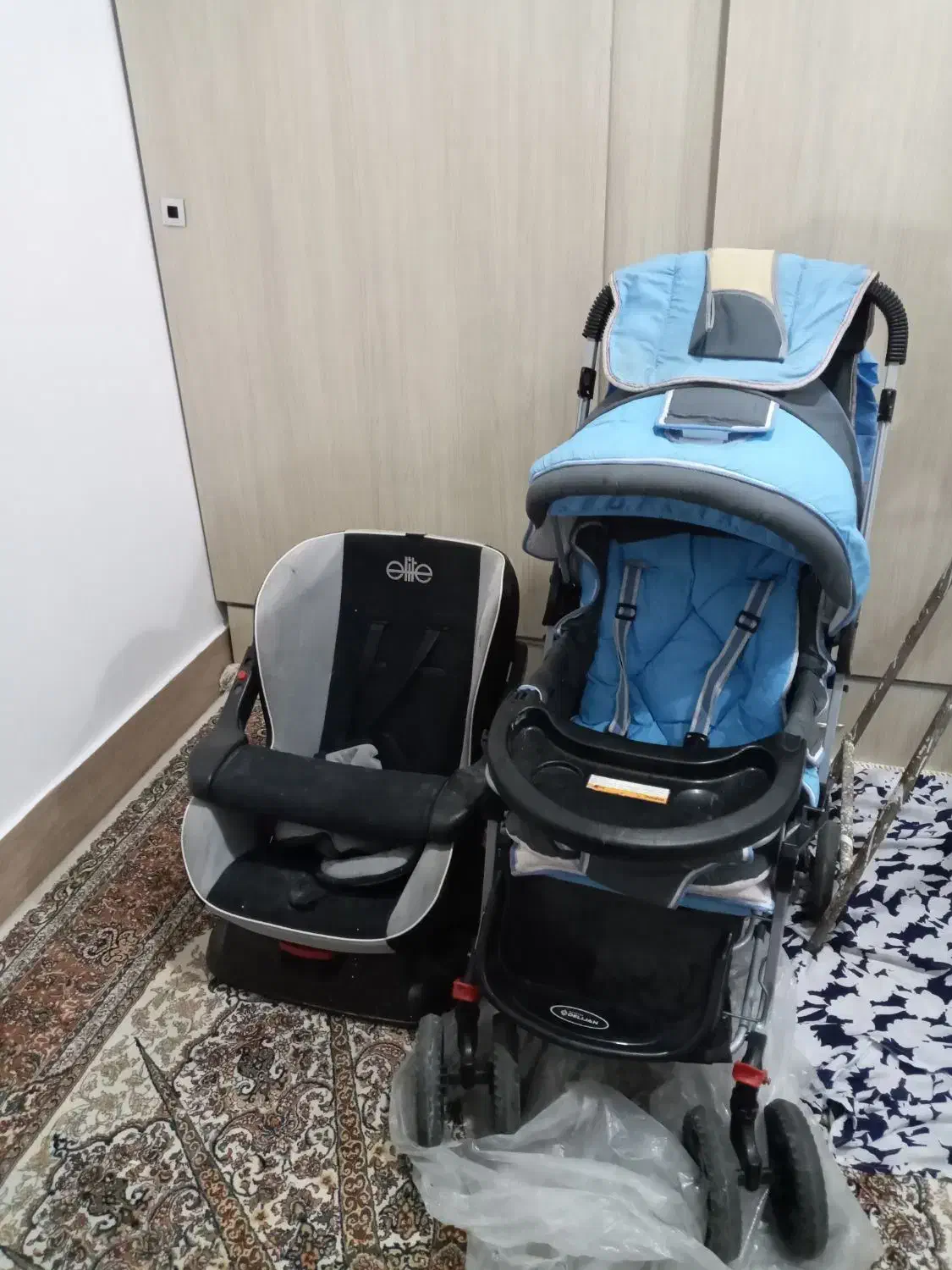 گهواره، کالسکه و صندلی ماشین بچه|کالسکه و لوازم جانبی|کوهدشت, |دیوار