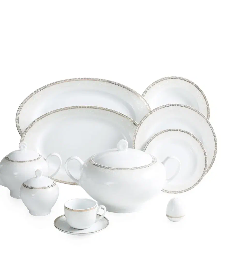 چینی زرین ۱۰۲ پارچه ریوا طلایی|ظروف سرو و پذیرایی|محمودآباد, |دیوار