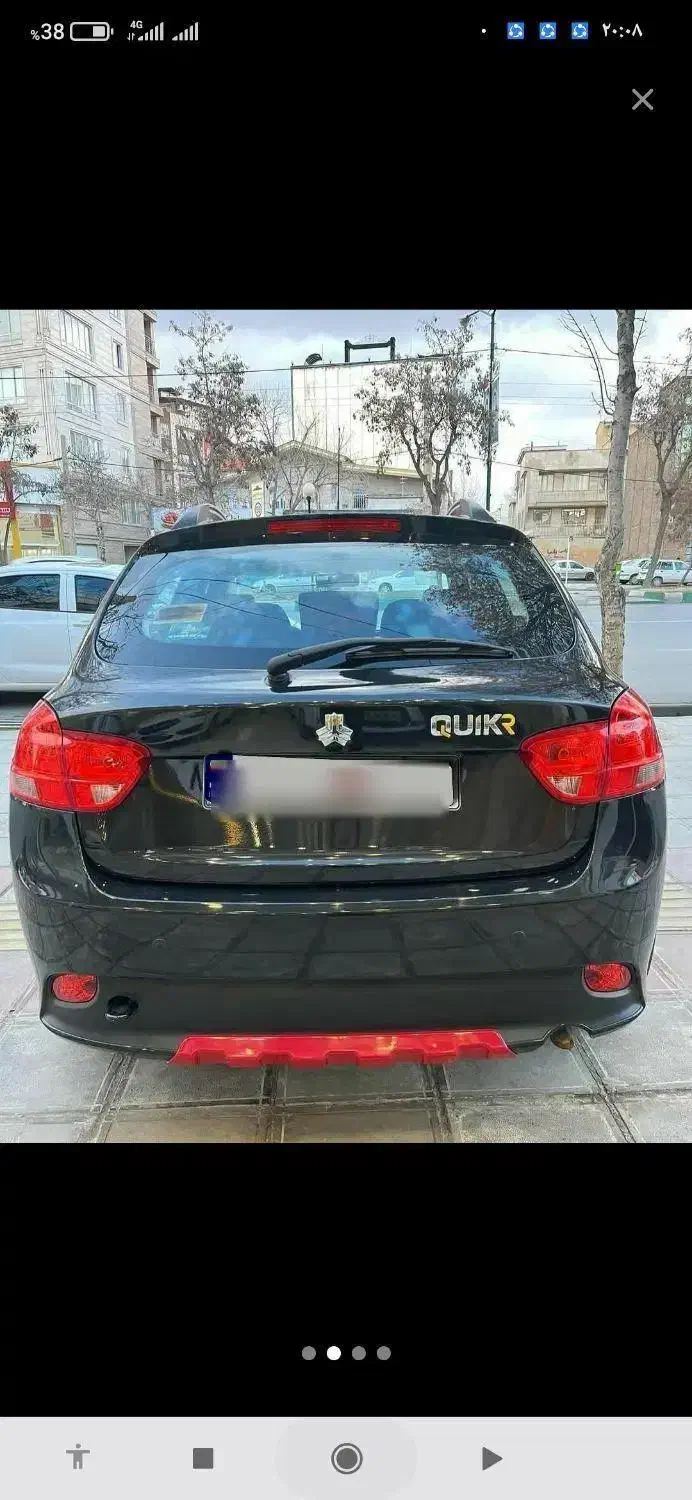 کوییک R  مشکی قرمز مدل۴۰۱|خودرو سواری و وانت|بروجرد, |دیوار