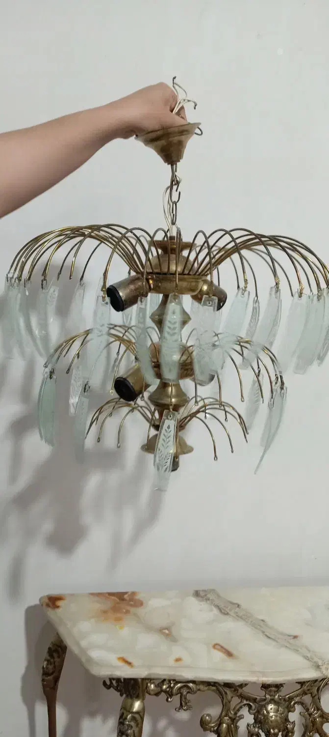 لوستر|لوستر و چراغ آویز|تبریز, |دیوار