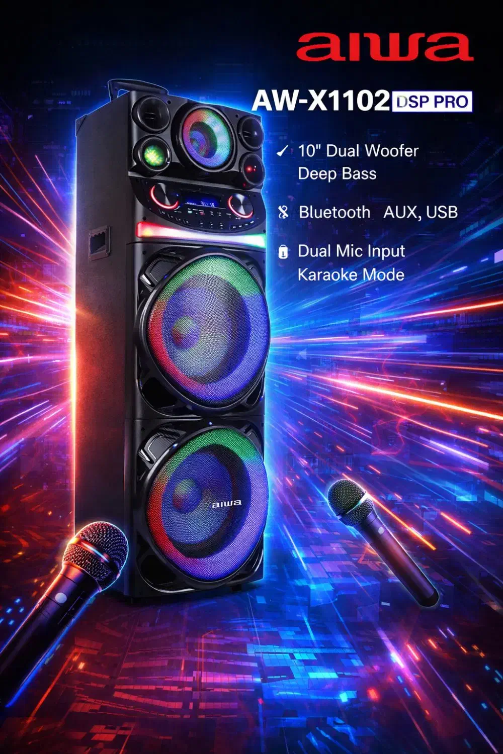 اسپیکر 1102 aiwa|سیستم صوتی خانگی|تبریز, |دیوار