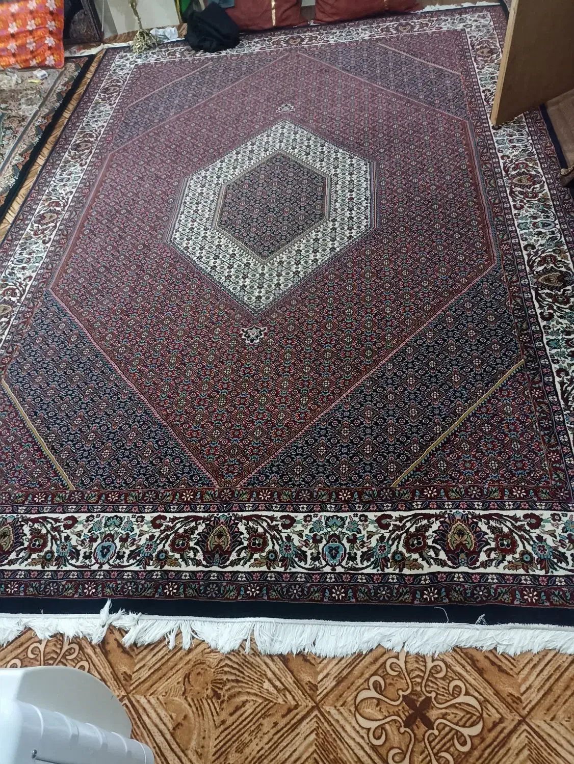 فرش 9متری ریزماهی ماشینی|فرش|زنجان, |دیوار