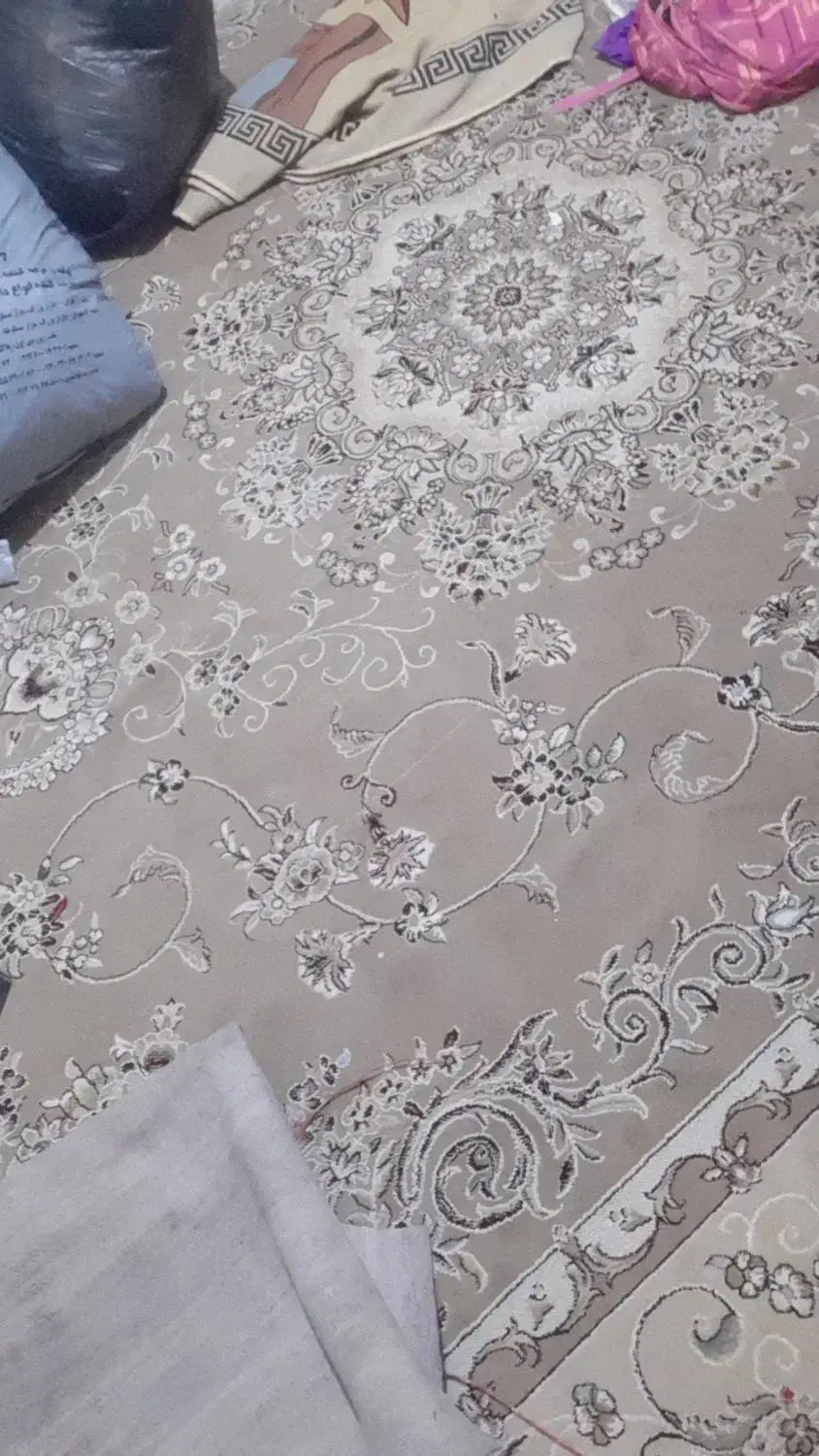 ۳عدد فرش ۱۲متری تمیز|فرش|ابریشم, |دیوار