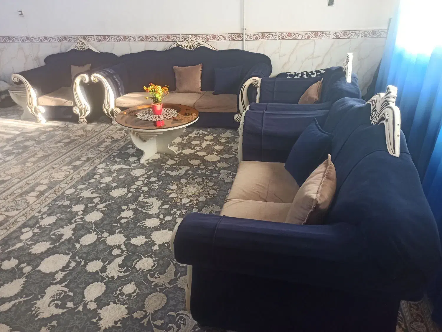 مبل نیمه کلاسیک|مبلمان خانگی و میز عسلی|کرمانشاه, |دیوار