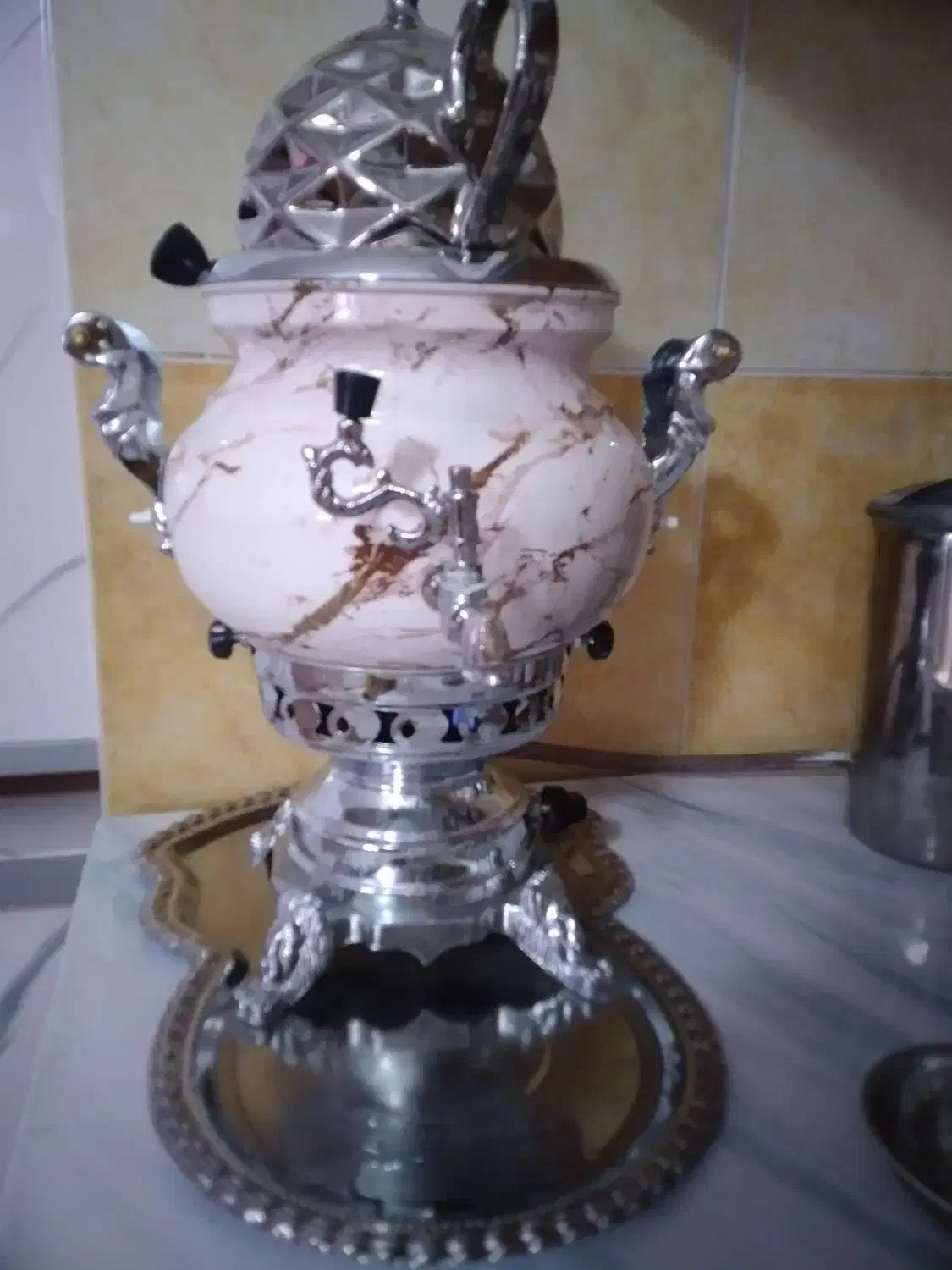 سماور گازی ۶ لیتری|سماور، چای‌ساز، قهوه‌ساز|پاکدشت, شهرک امام رضا|دیوار