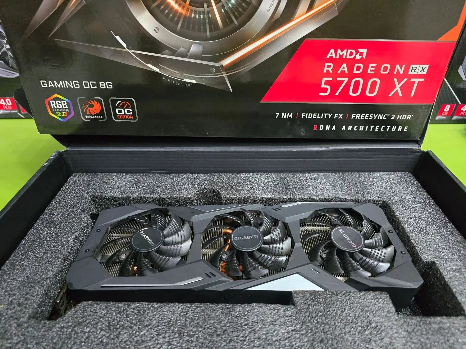 کارت گرافیک RX 5700XT و RX 580 پلمپ|قطعات و لوازم جانبی رایانه|قم, صفائیه|دیوار