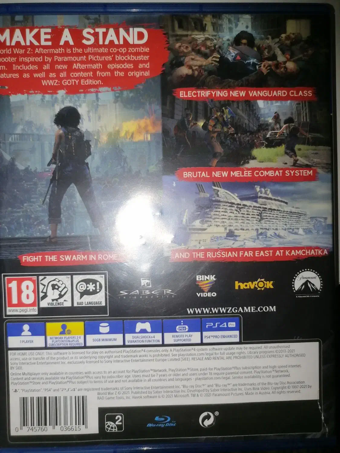 دیسک بازی world war z|کنسول، بازی ویدئویی و آنلاین|مشهد, هفت تیر (حافظ)|دیوار