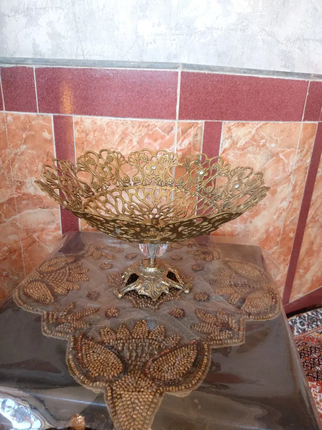 ظرف آجیل ومیوه خوری برنزنو|ظروف سرو و پذیرایی|مرند, |دیوار