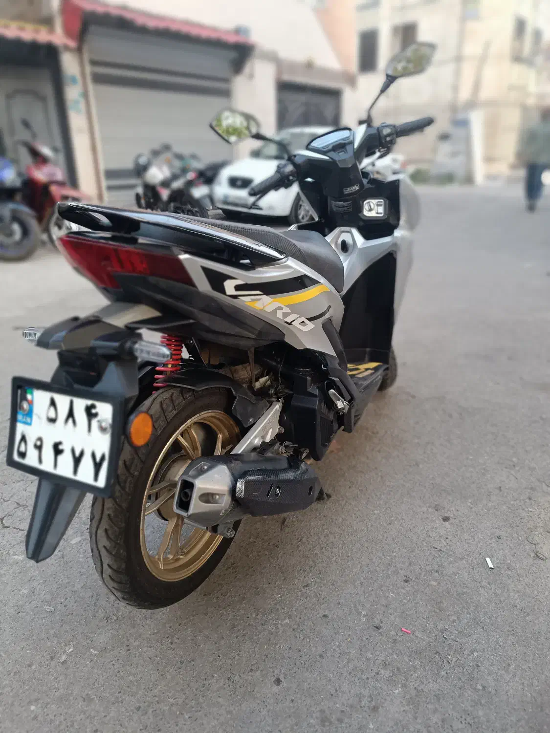 موتور طرح کلیک ۱۴۰۳|موتورسیکلت|لاهیجان, شیشه گران|دیوار