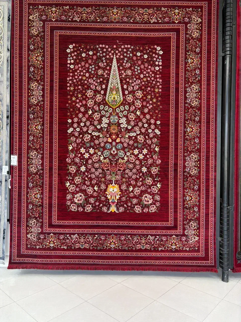 فرش طرح درخت زندگی700شانه|فرش|کاشان, شهید زجاجی|دیوار
