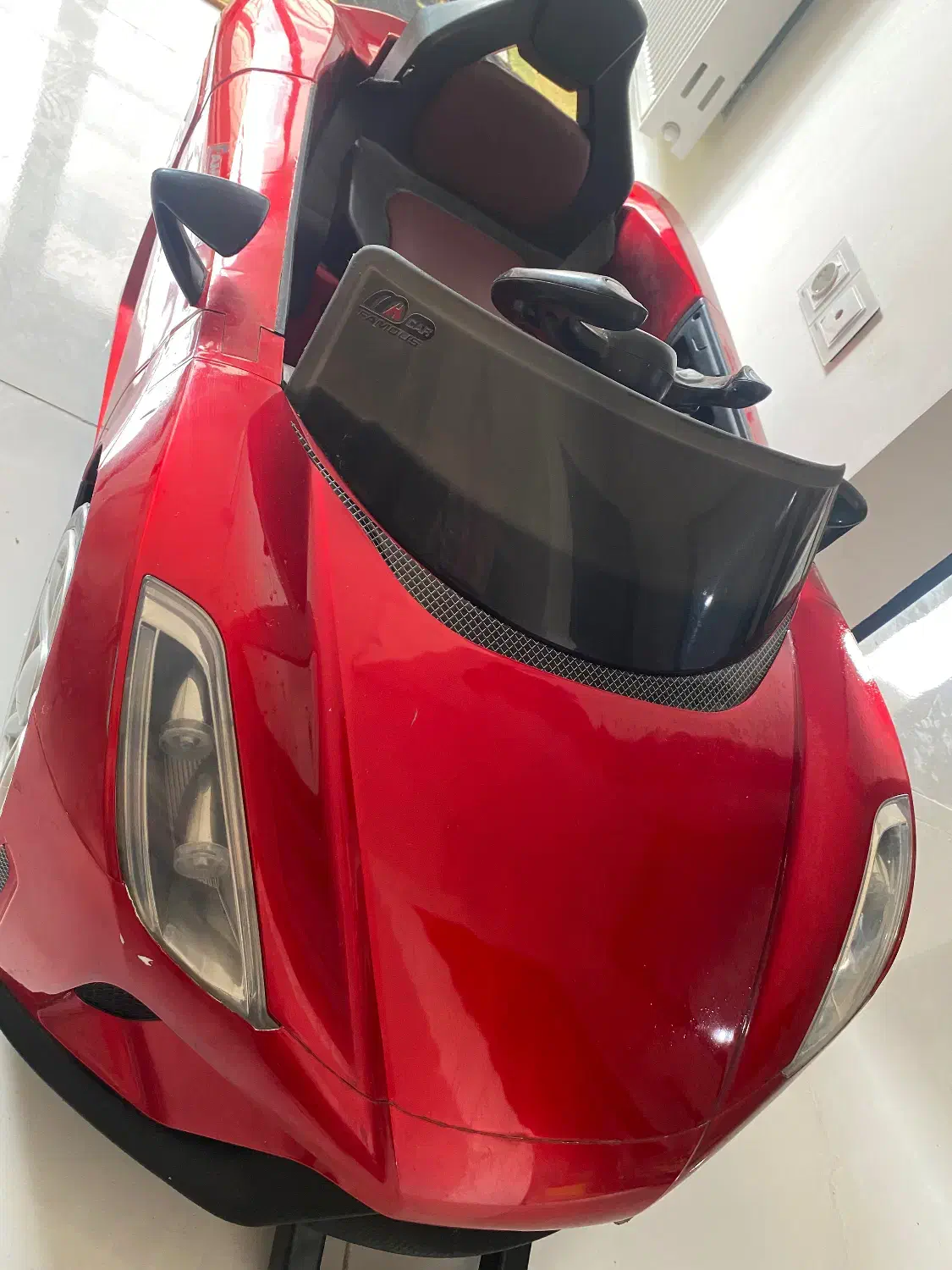 ماشین شارژی قرمز|اسباببازی|شیراز, چوگیاه|دیوار