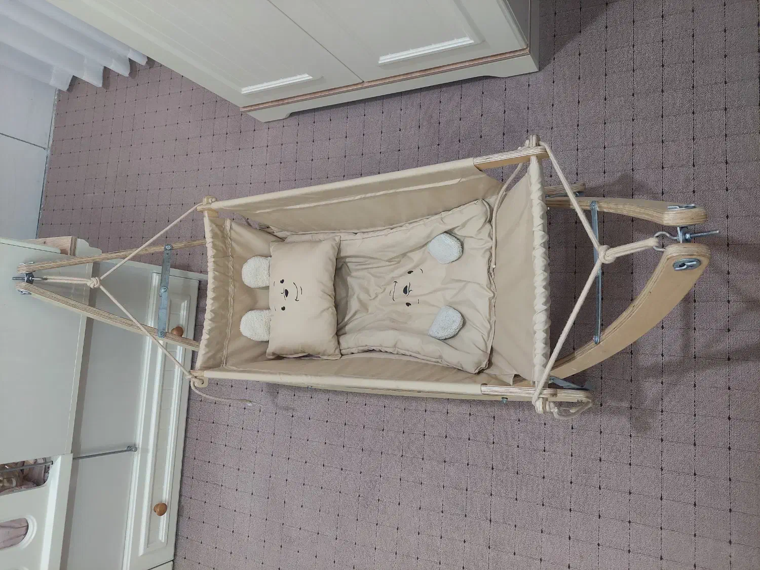 تخت وگهواره نی نی لای لای جمع شو|تخت و صندلی بچه|آمل, |دیوار