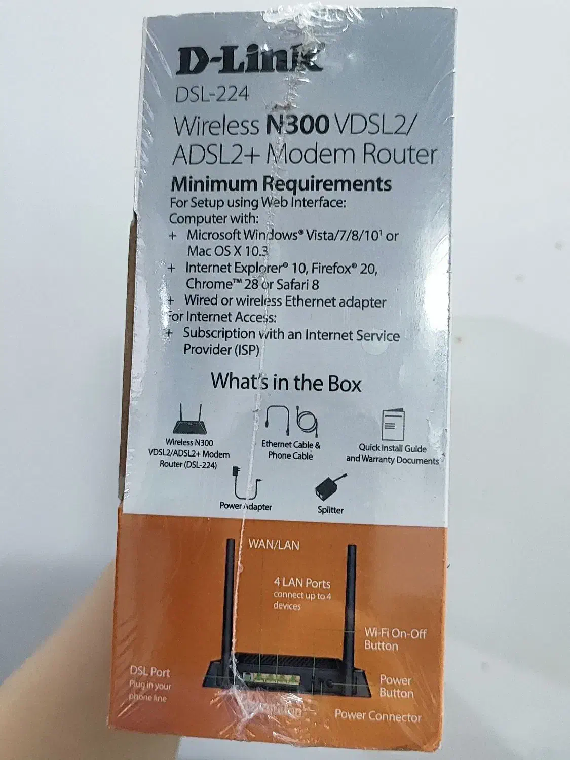 مودم D-Link مدل dsl-224|مودم و تجهیزات شبکه|قم, باجک دو|دیوار