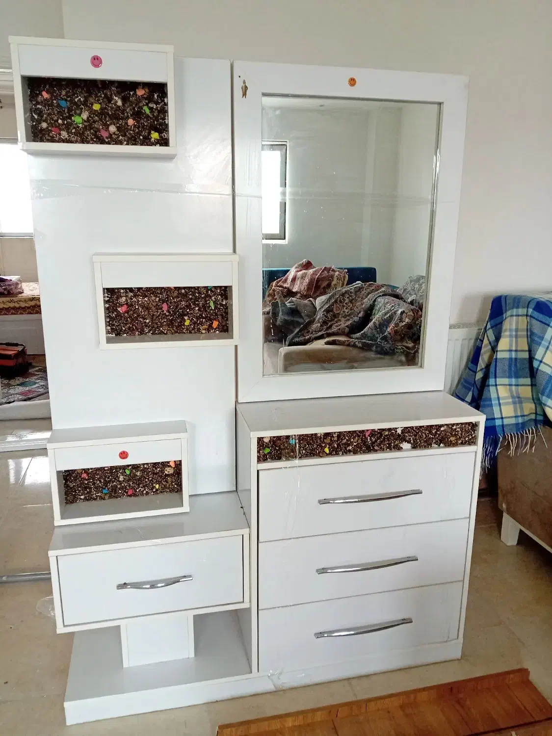 میز ارایش|جاکفشی، کمد، دراور|گنبد کاووس, |دیوار