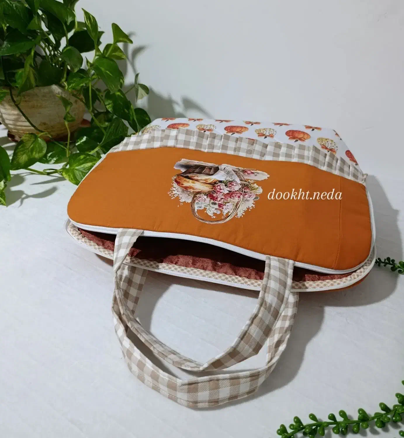 دوخت سرویس آشپزخانه جهیزیه عروس|سفره، حوله، دستمال آشپزخانه|آبیک, |دیوار