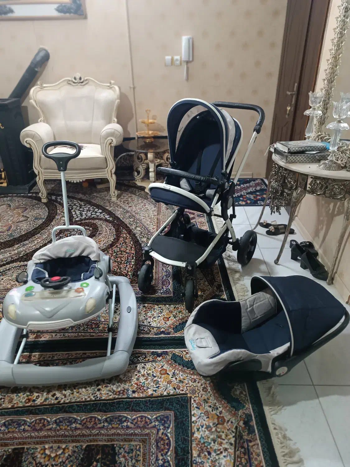 کالسکه خارجی وکریر و روروک و گارد و آغوشی|کالسکه و لوازم جانبی|مشهد, رده|دیوار