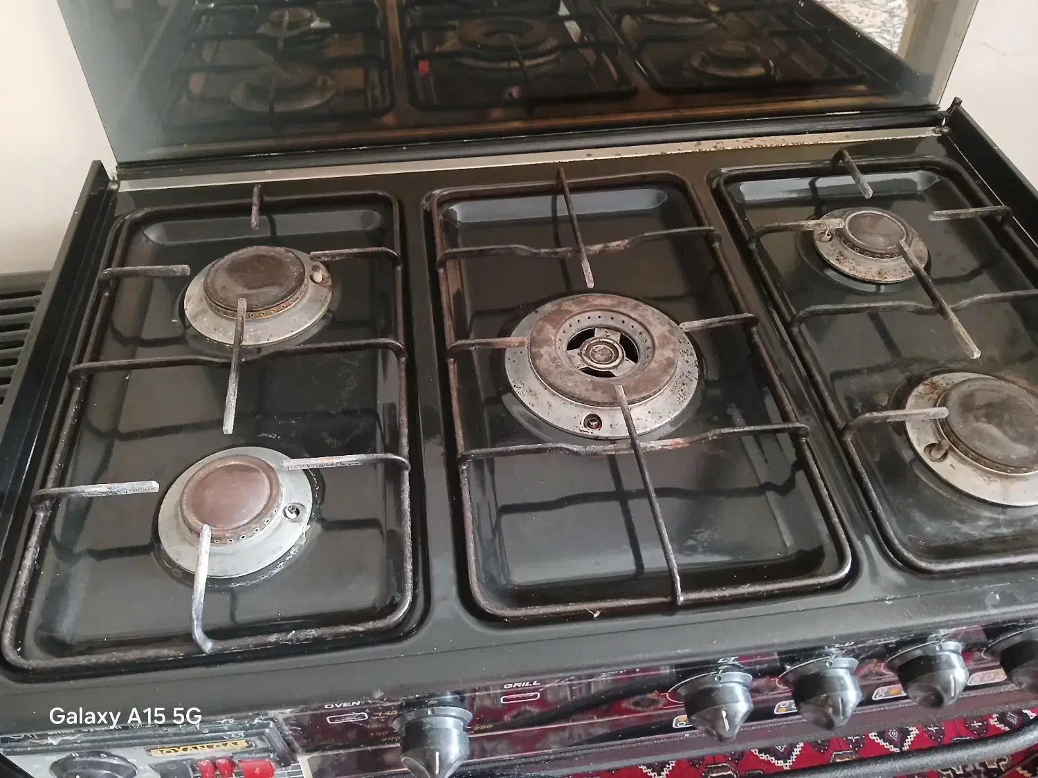 گاز پنج شعله فردار رکسانا|اجاق گاز و لوازم برقی پختوپز|رویان, |دیوار