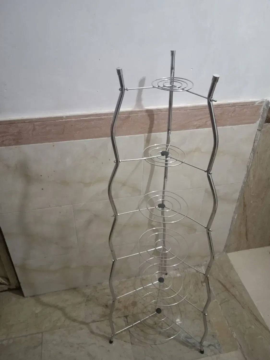 جا قابلمه استیل در حد نو|آب‌چکان و نظم‌دهنده ظروف|نظرآباد, نظرآباد|دیوار