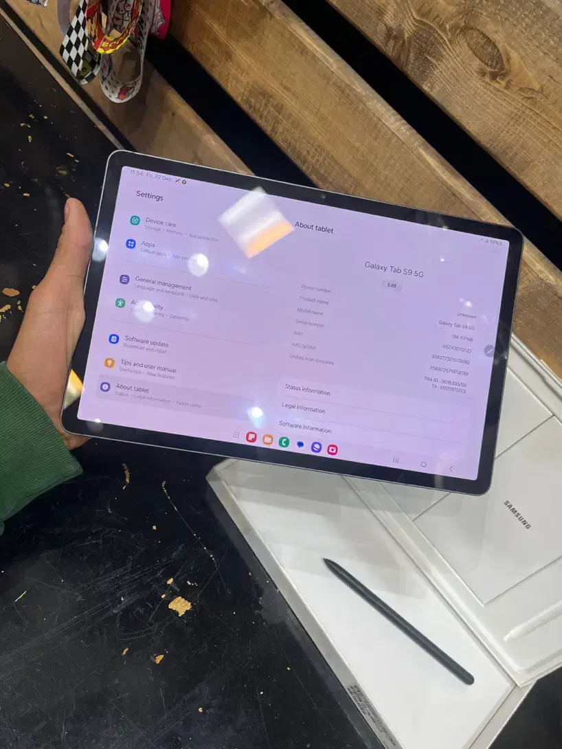 تبلت tab s9 g5 دستگاه فقط باز شده|تبلت|تهران, دریاچه شهدای خلیج فارس|دیوار