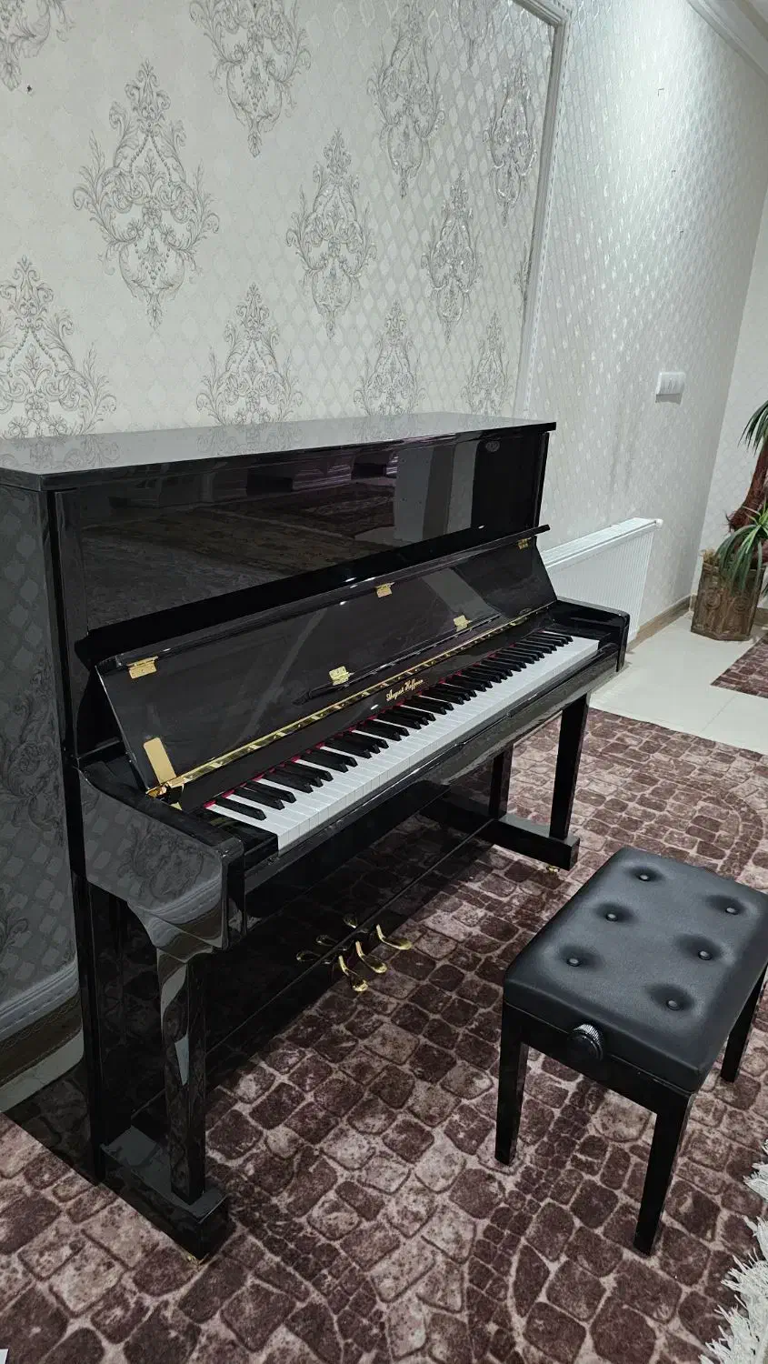 پیانو آکوستیک آگوست هافمن|پیانو، کیبورد، آکاردئون|نظرآباد, نظرآباد|دیوار