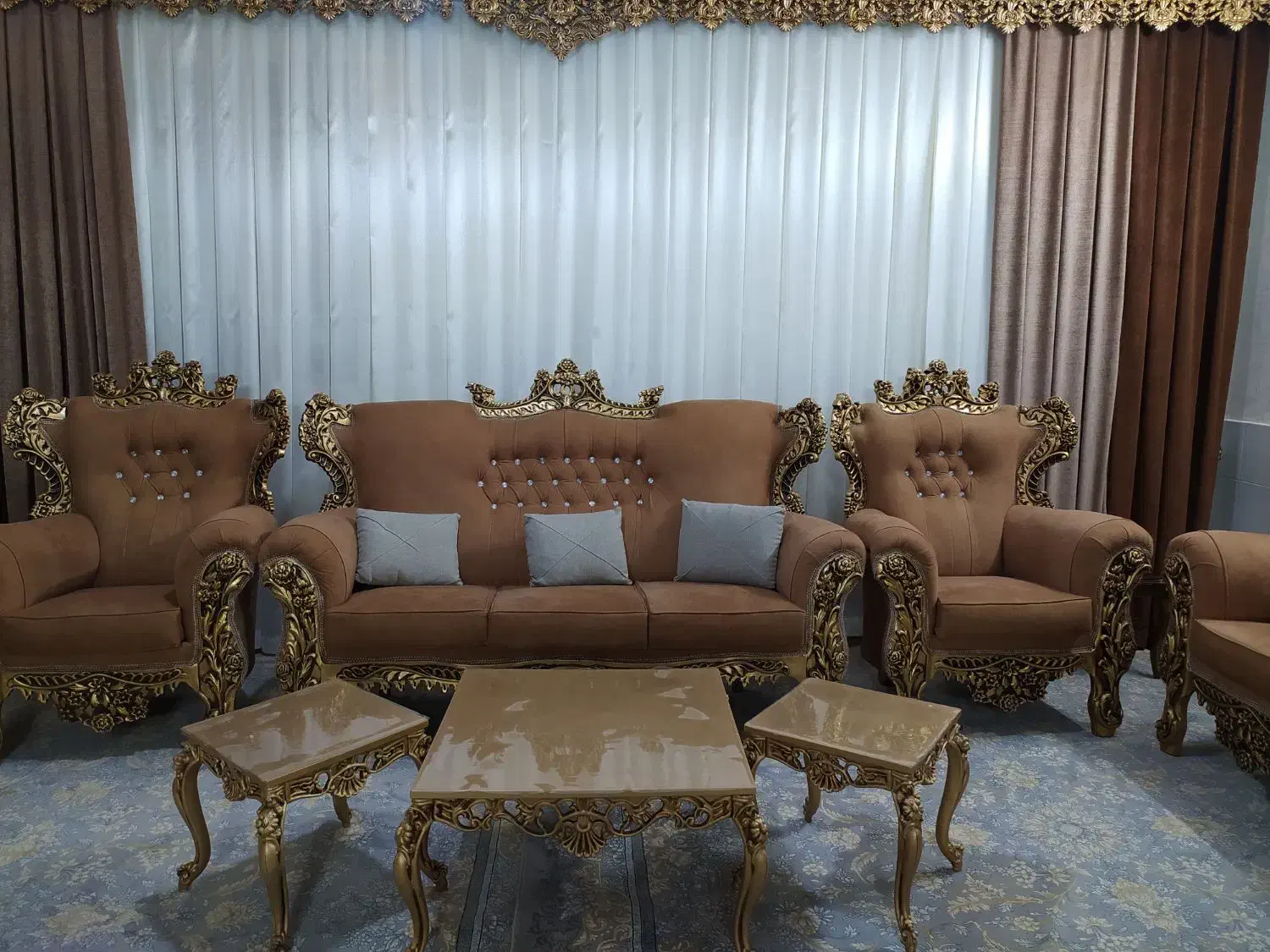 مبل 9 نفره|مبلمان خانگی و میز عسلی|خمین, |دیوار