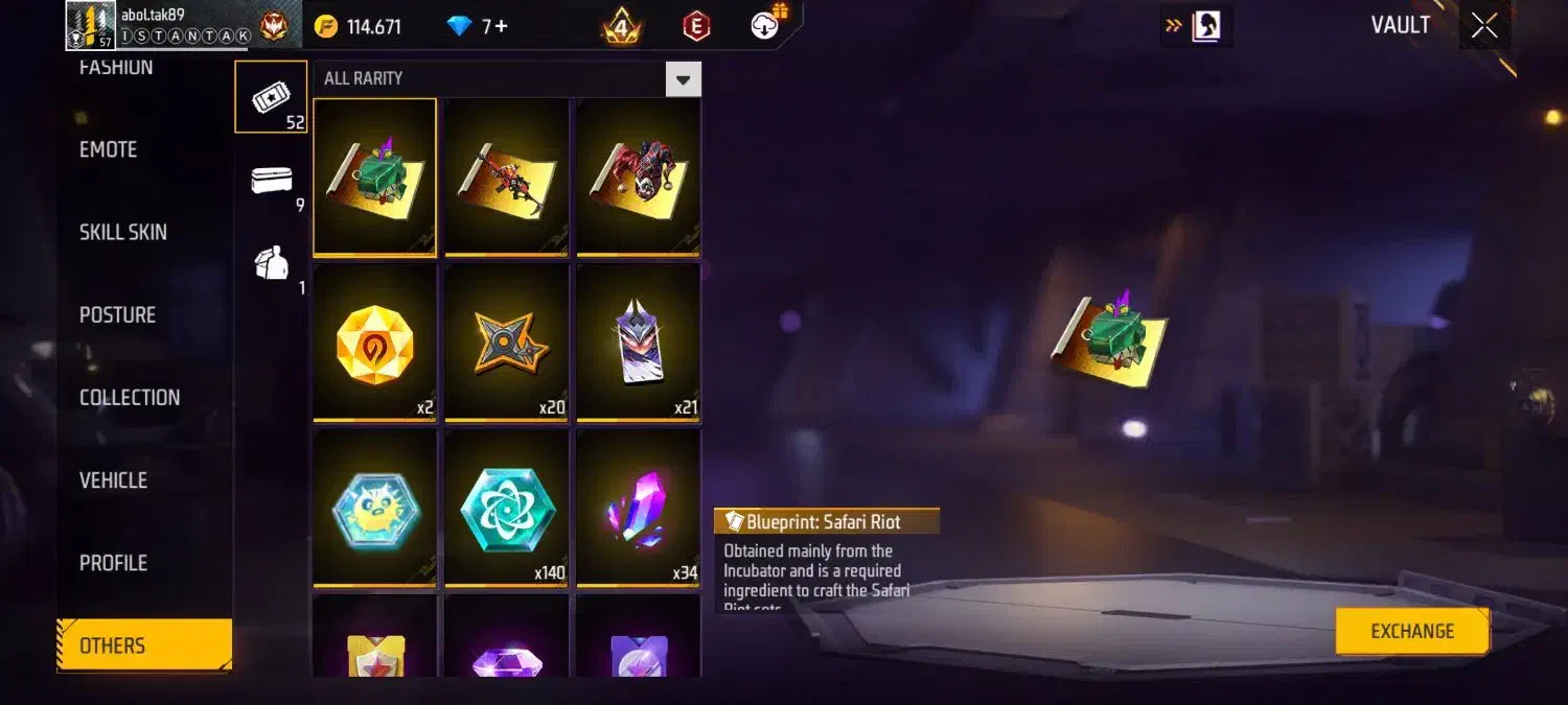 اکانت فری فایر گاد|کنسول، بازی ویدئویی و آنلاین|زابل, |دیوار