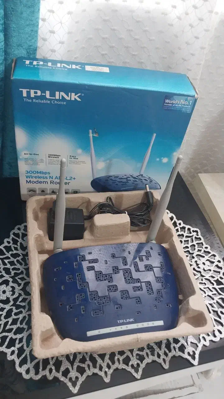 مودم وای‌فای دو آنتن تیپیکال برای تلفن ثابت|مودم و تجهیزات شبکه|چهارباغ, |دیوار