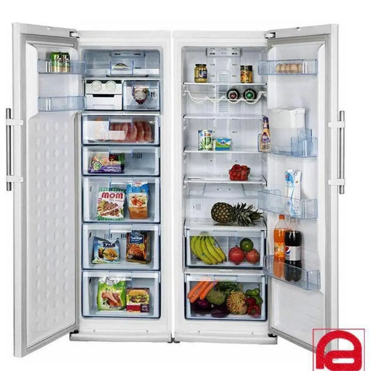 یخچال فریزر دوقلو یخساران|یخچال و فریزر|ایذه, |دیوار