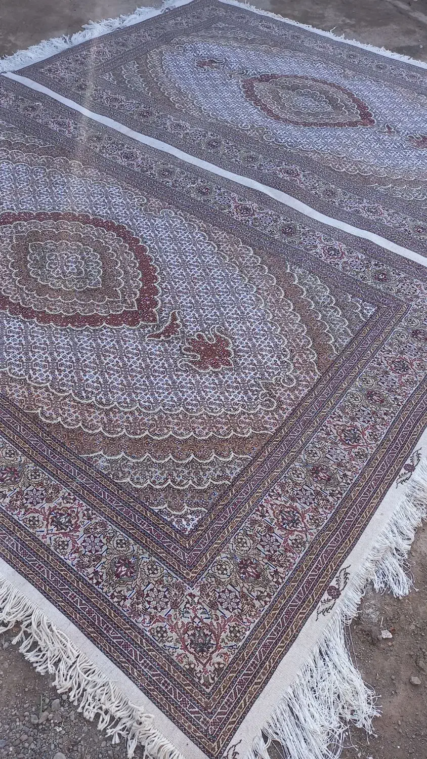 اندازه فرش ۲در۳ جفت دستبافت|فرش|خوی, |دیوار