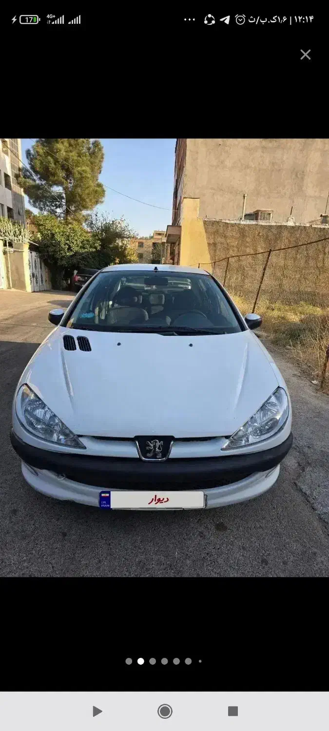 پژو 206صندوقدارv8|خودرو سواری و وانت|شیراز, شهرک فرزانگان|دیوار