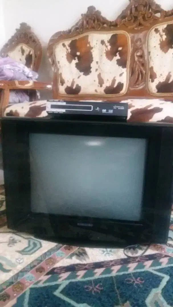 تلویزیون 21 انج مشکی رنگ|تلویزیون و پروژکتور|سنندج, |دیوار