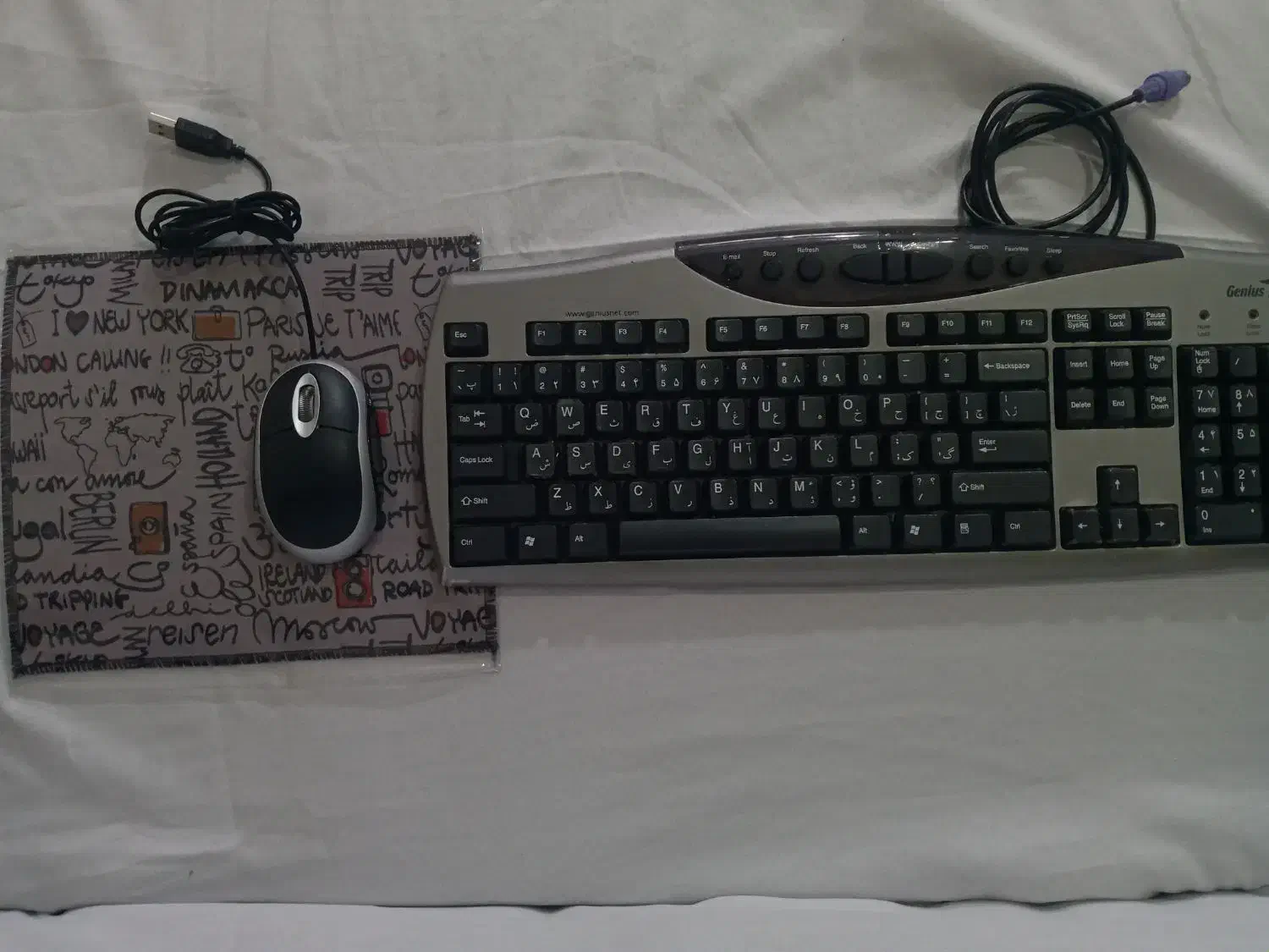 کیبورد  موس  پد موس|قطعات و لوازم جانبی رایانه|ایلام, |دیوار