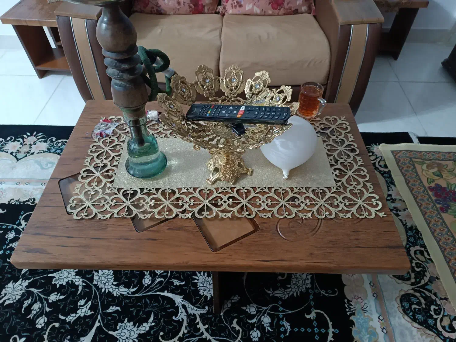 سلام مبلا هفت نفره با عسلی ۱۵ پنکه ا میلیون کولر|مبلمان خانگی و میز عسلی|شهرکرد, |دیوار