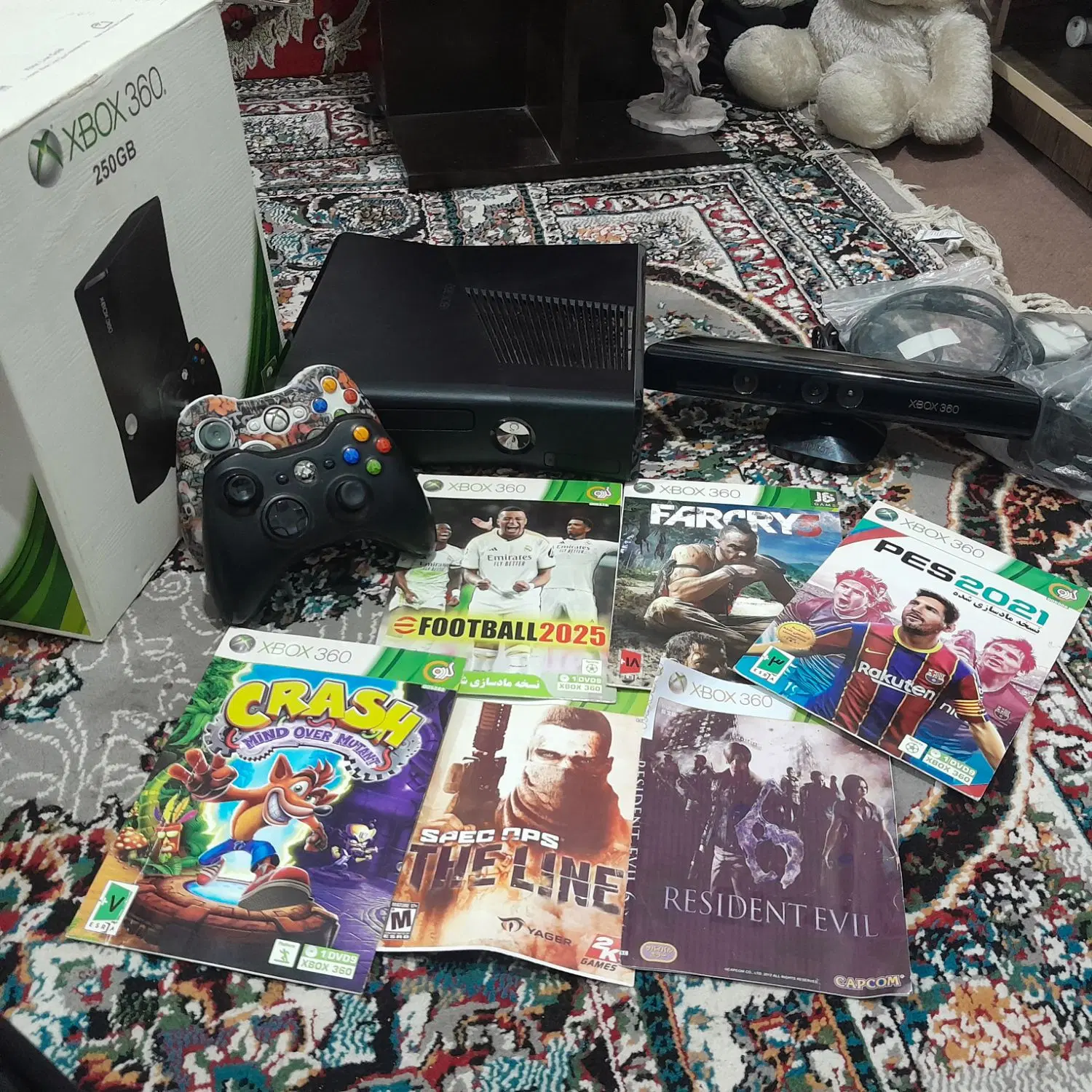 xbox360|کنسول، بازی ویدئویی و آنلاین|رشت, عینک|دیوار