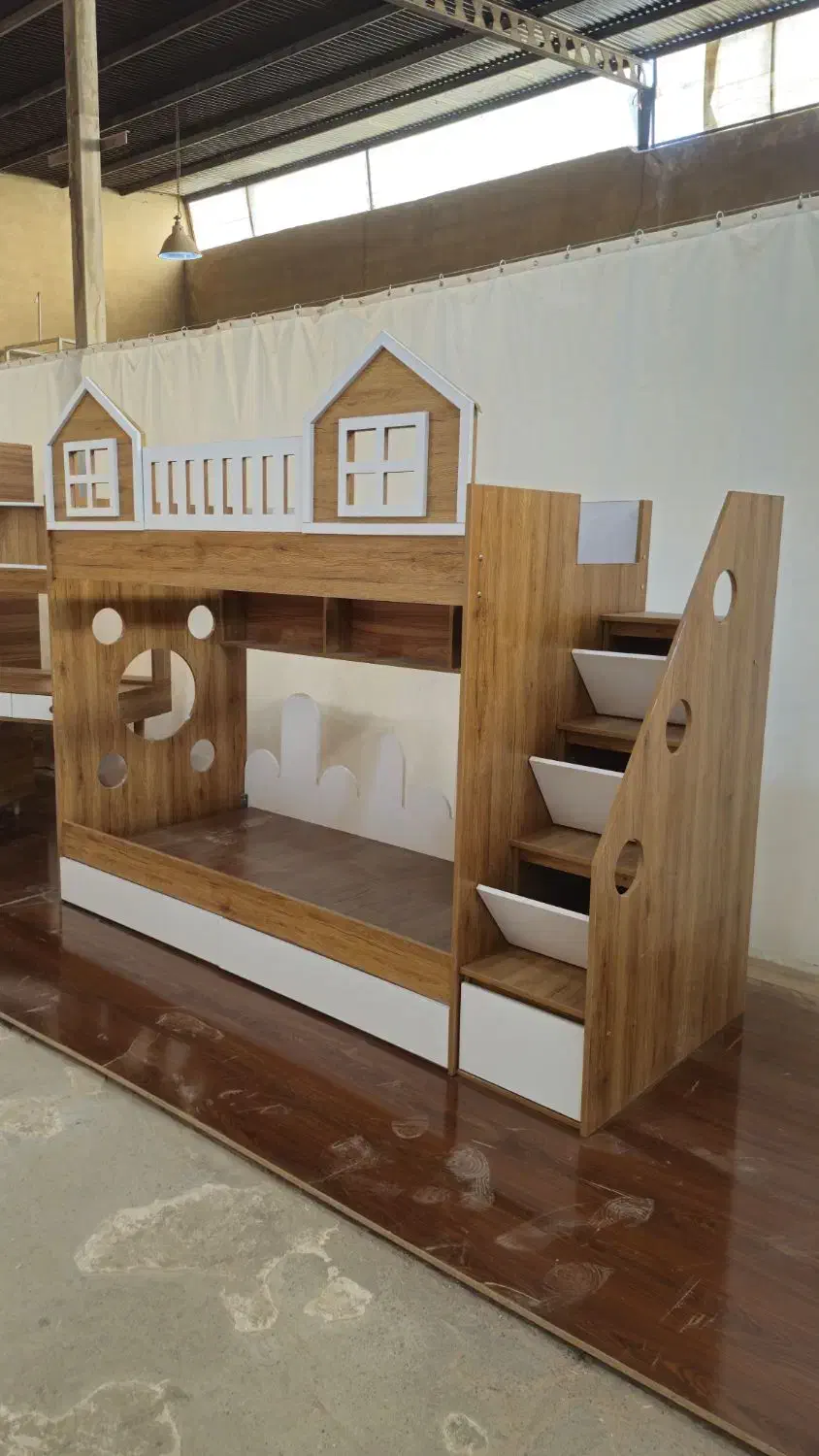 تخت دوطبقه مدل خانه 2|تخت و سرویس خواب|اصفهان, بهارستان|دیوار