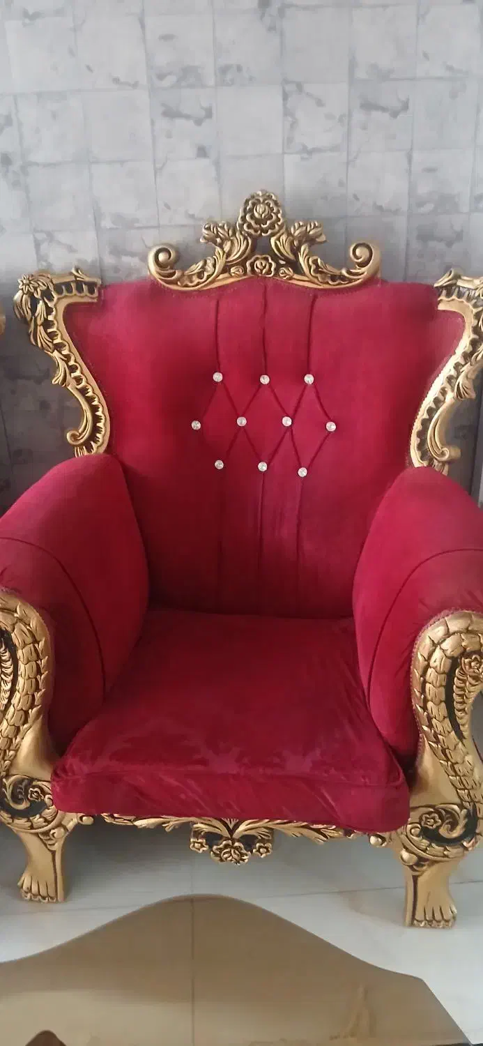 مبل استیل یک دست راحتی یک دست|مبلمان خانگی و میز عسلی|اصفهان, شهرک کاوه|دیوار